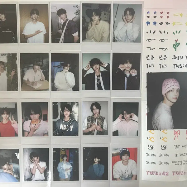 [BUNJANG] TWS SELECTION PACK vol.1 + vol.2 Shin Yu Personal Polaroid Sticker Weverse POB / 투어스 셀렉션팩 vol.1 + vol.2 신유 개인폴라 스티커 위버스특전