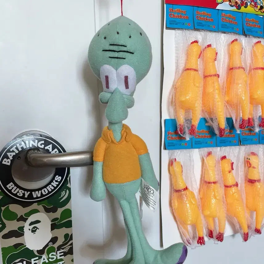 [BUNJANG] Vintage 2002 SpongeBob SquarePants Squidward Doll / 2002년 빈티지 스폰지밥 징징이 인형