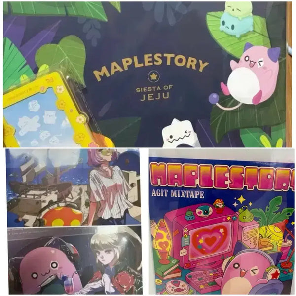 [BUNJANG] MapleStory LP 4-Set (Lith Harbor, Kerning City, Siesta, Agit) / 메이플스토리 LP 4종세트 (리스항구 , 커닝시티, 시에스타 , 아지트)