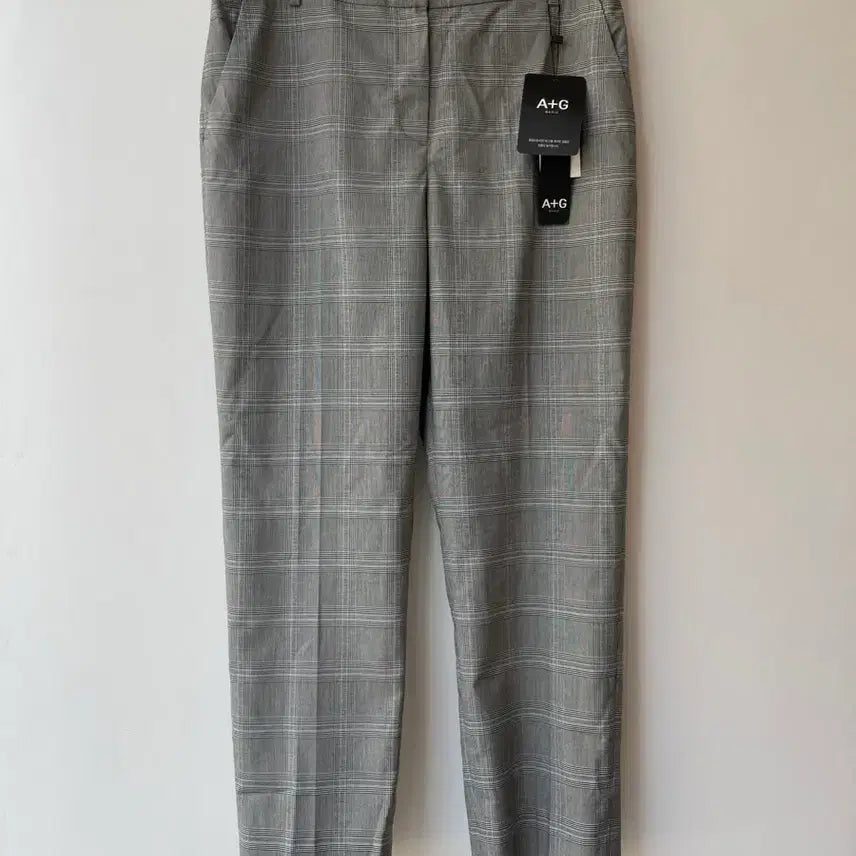 [BUNJANG] A+G Classic Grey Check Slacks Size 77 / (새상품) A+G 클래식 그레이 체크 슬랙스 77