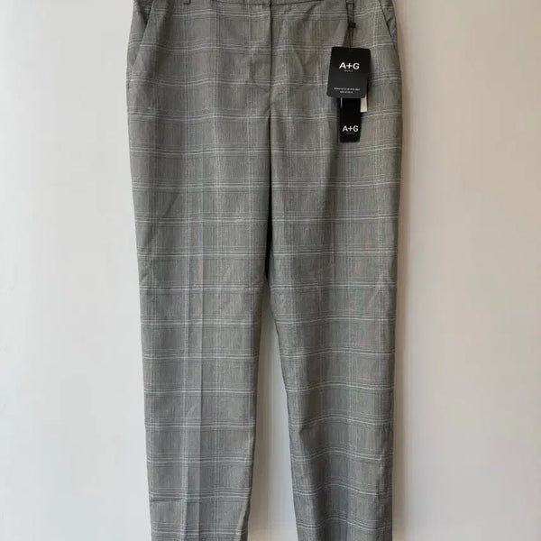 [BUNJANG] A+G Classic Grey Check Slacks Size 77 / (새상품) A+G 클래식 그레이 체크 슬랙스 77