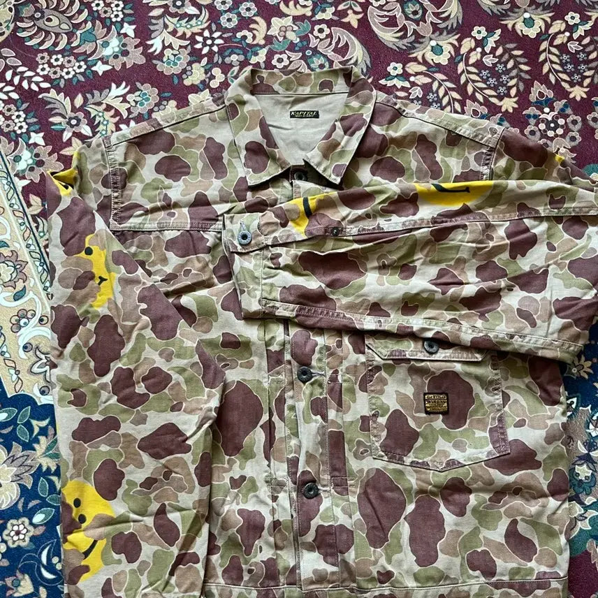 [BUNJANG] Kapital Herringbone Happy Peekaboo 1st Jacket / (4)캐피탈 헤링본 해피 피카부 1ST 자켓