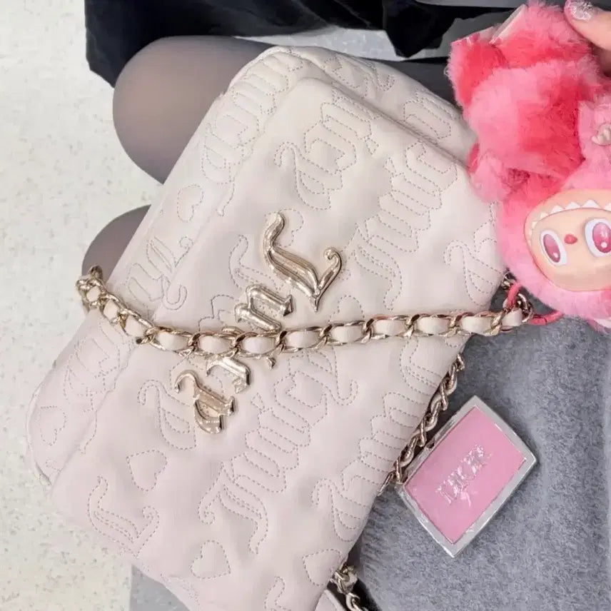 [BUNJANG] Juicy Couture Quilted Chain Shoulder Bag / 쥬시꾸뛰르 퀼팅 체인 숄더백 대대장급