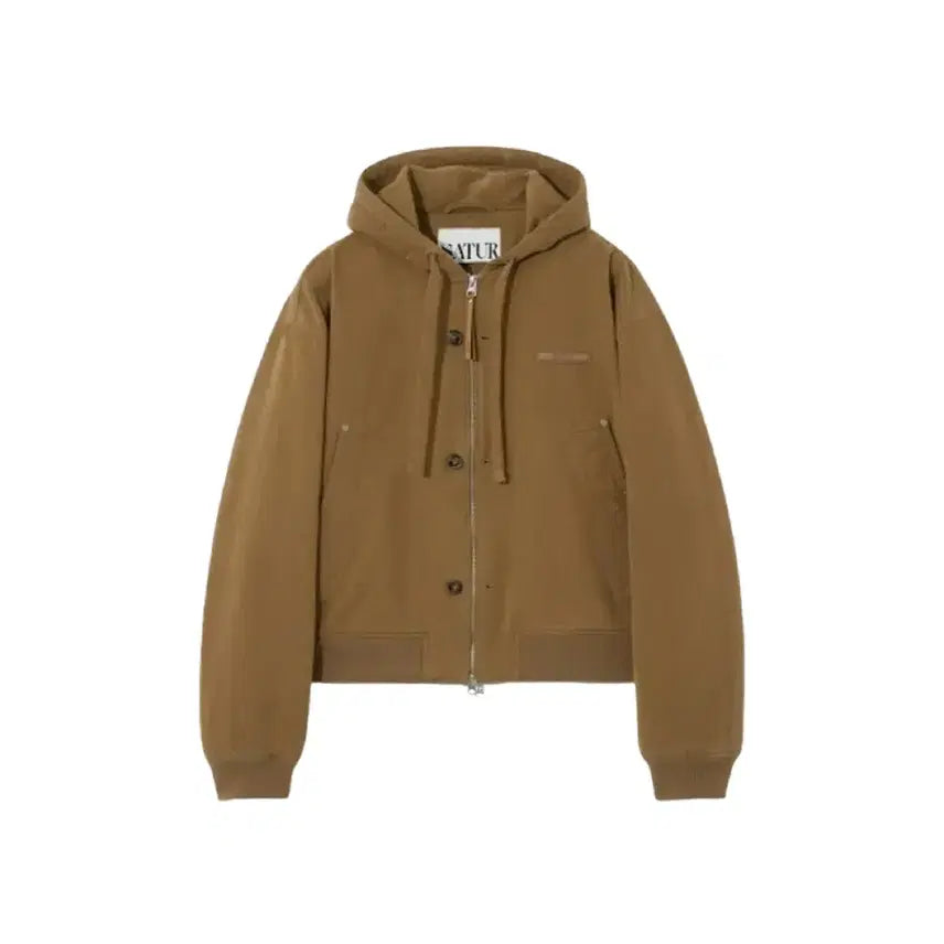 [BUNJANG] Setteo Theo Padded Hooded Zip-Up Jacket Camel Brown / 세터 세터 테오 패디드 후드 집업 카멜 브라운 팝니다