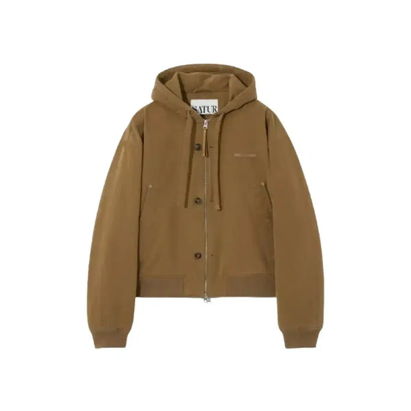 [BUNJANG] Setteo Theo Padded Hooded Zip-Up Jacket Camel Brown / 세터 세터 테오 패디드 후드 집업 카멜 브라운 팝니다