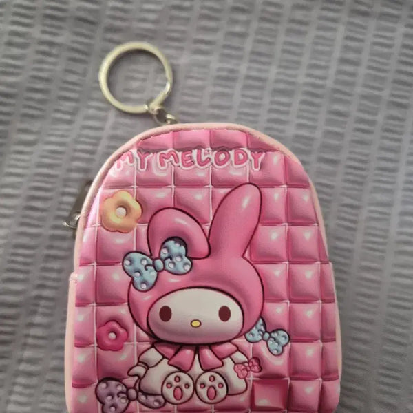 [BUNJANG] My Melody Pink Keyring Pouch / 마이멜로디 키링 파우치 핑크 새상품(무료배송)