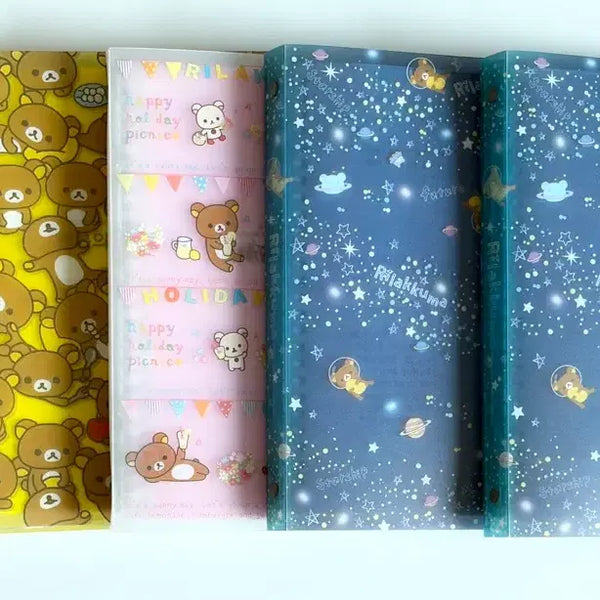 [BUNJANG] Rilakkuma Loose Leaf B5 Binder PP Cover Bundle Set (5 pcs) / [일본 정품] 리락쿠마 루스리프 B5 바인더 / PP 표지 (5개 일괄)