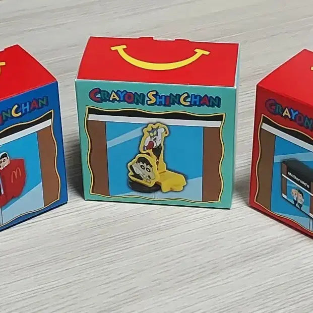 [BUNJANG] Crayon Shin-chan Happy Meal 3-Type Bundle Set / 짱구 해피밀 3종 일괄 판매합니다.