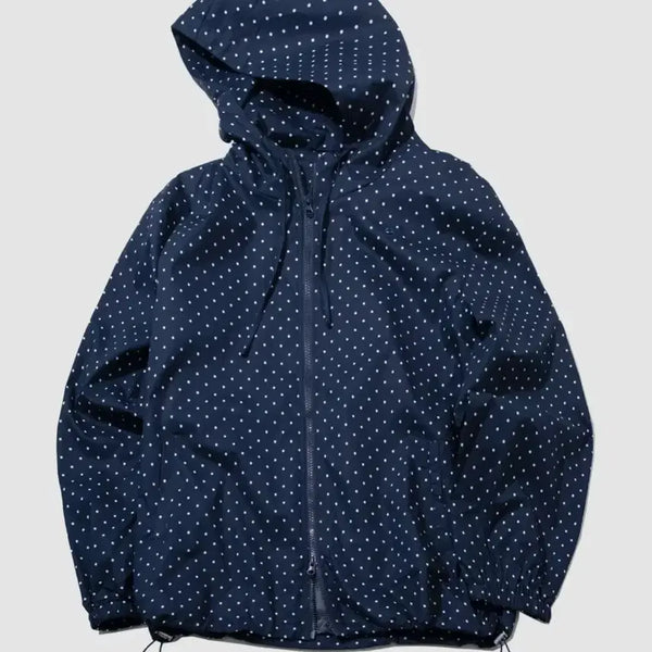 [BUNJANG] Someplace Dot Hood Windbreaker Jacket / 썸플레이스 도트 후드 바람막이