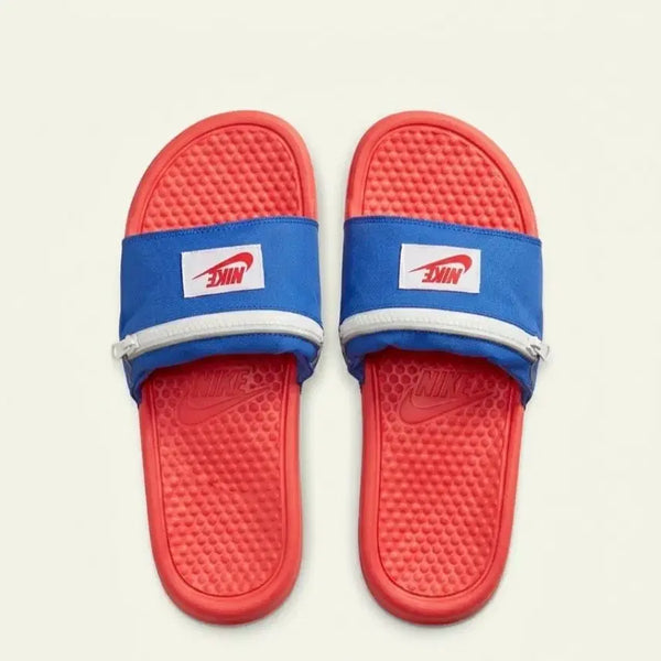 [BUNJANG] Nike Benassi JDI Slide 'Fanny Pack' Red Blue / 베나시 JDI 슬라이드 '패니 팩' 285~290 나이키슬리퍼