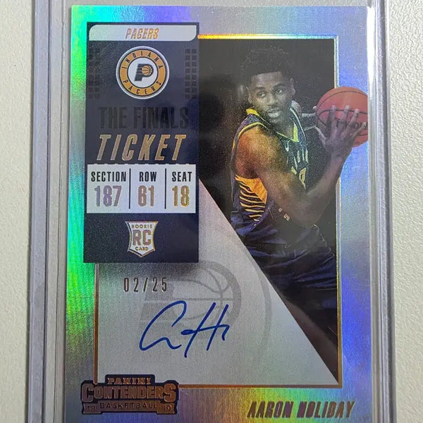 [BUNJANG] Aaron Holiday 2018-19 NBA Contenders Final Ticket Autograph Card #25 Limited Edition / (레어) 2018-19 nba 애런 홀리데이 친필오토 카드 인디애나페이서스