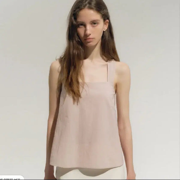 [BUNJANG] Sie Lorin Square Sleeveless Petal Pink S / 새상품 시에 sie 로린 스퀘어 슬리브리스 페탈핑크 S