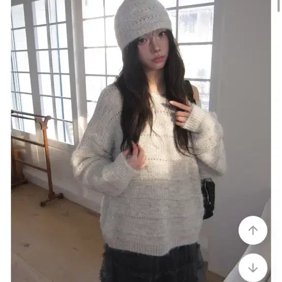 [BUNJANG] Modimood Knit Skirt Set / 모디무드 니트 + 치마 세트