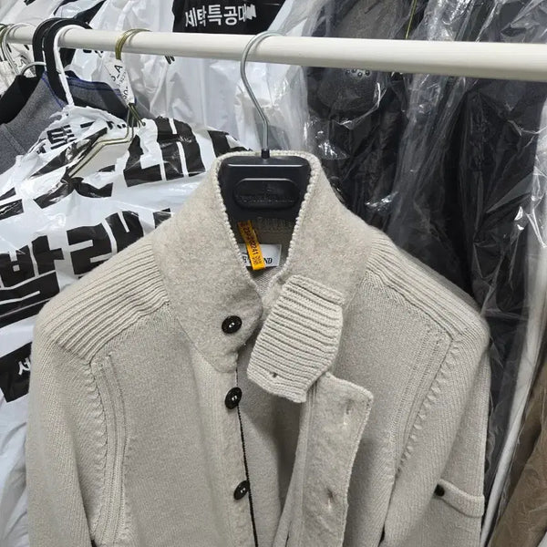 [BUNJANG] Stone Island Wool Knit Cardigan / 스톤아일랜드 울니트가디건