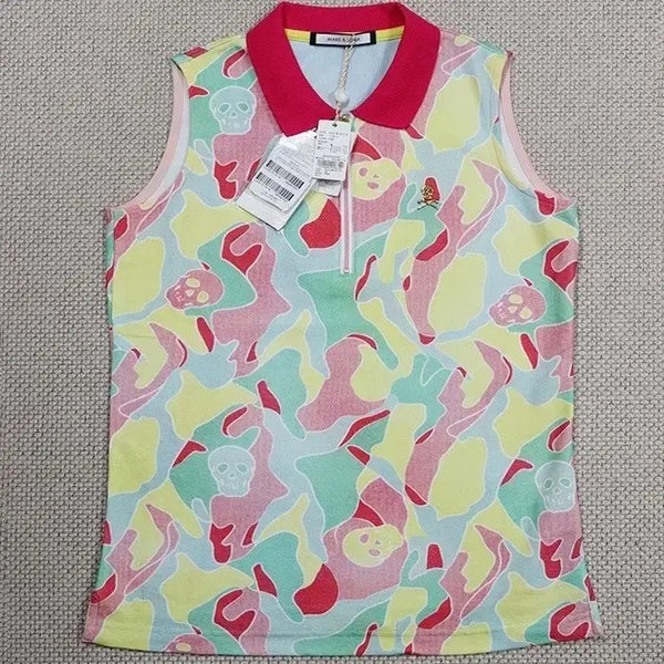[BUNJANG] Mark &ロナ Sleeveless Golf Camo Skull T-Shirt / (새옷,정품) 마크앤로나 민소매 골프 카모스컬
