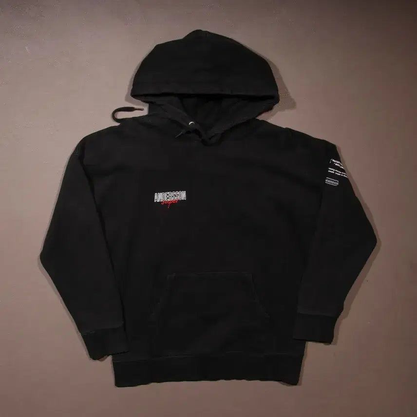[BUNJANG] Andersson Bell Logo Heavy Sweat Hoodie / 앤더슨벨 로고 헤비스웻 후드티 A710