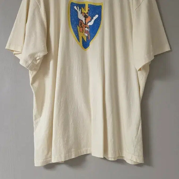 [BUNJANG] Goodnies Vintage Tiger T-Shirt XL Cream / 굿니스(GOODNIES) 빈티지 타이거 반팔티 XL 크림