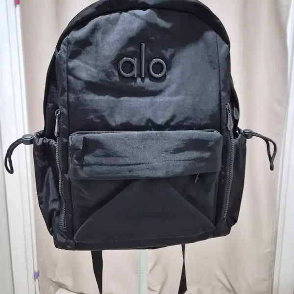 [BUNJANG] ALO Nylon Backpack Black / 알로 나일론 백팩 블랙.정품 새상품