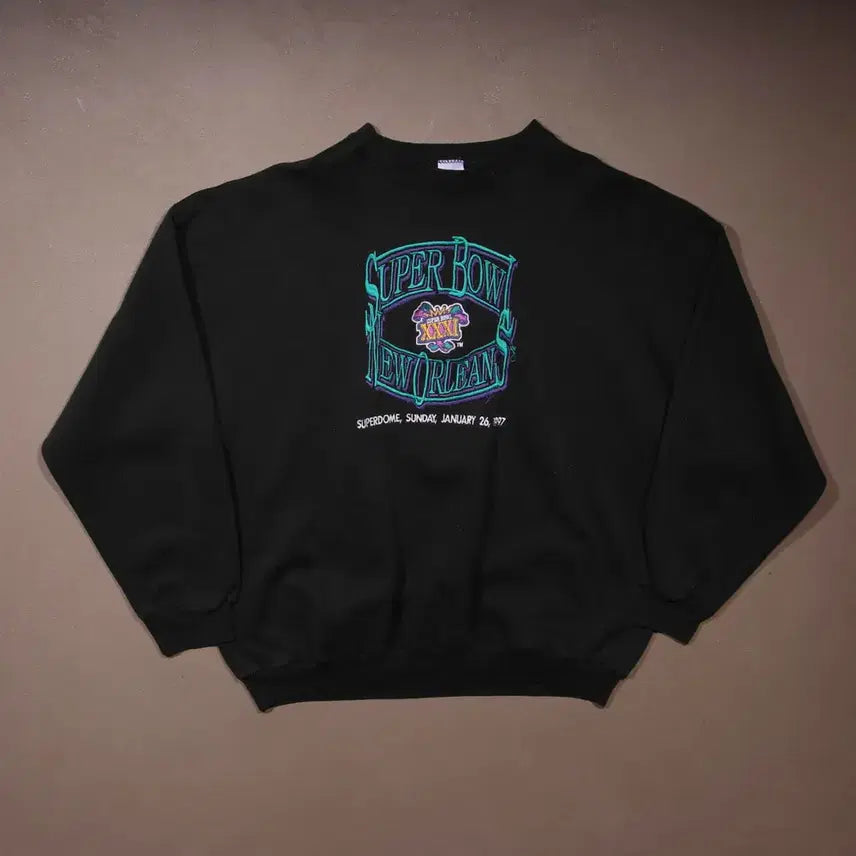 [BUNJANG] 90's LOGO7 USA Sweatshirt XL / 90's LOGO7 USA 스웻셔츠 A712