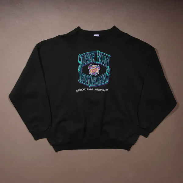 [BUNJANG] 90's LOGO7 USA Sweatshirt XL / 90's LOGO7 USA 스웻셔츠 A712