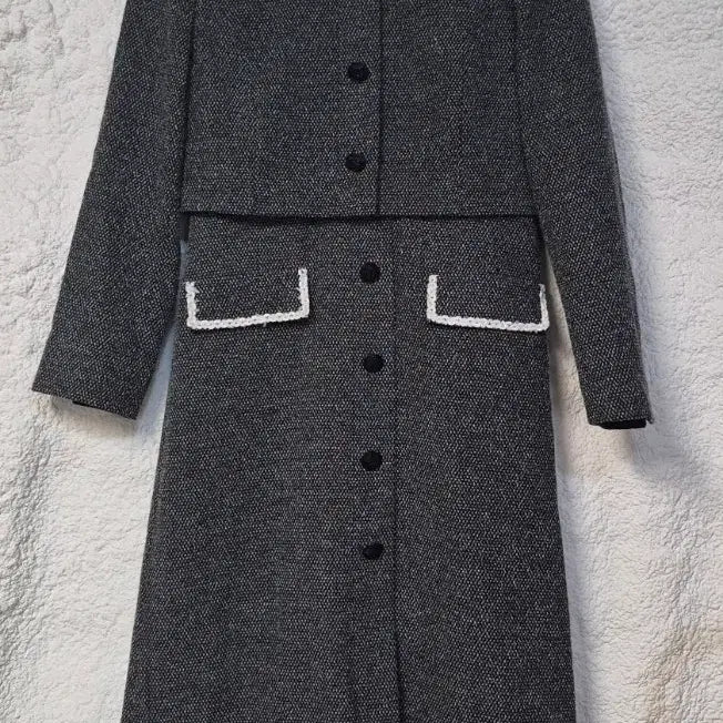 [BUNJANG] It MICHAA Tweed Long Dress / 잇미샤 트위드 롱 원피스
