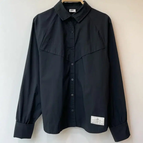 [BUNJANG] Nike Sportswear Icon Clash Woven Long Sleeve Shirt M / 나이키 스포츠웨어 아이콘 클래쉬 우븐 긴팔 셔츠 M
