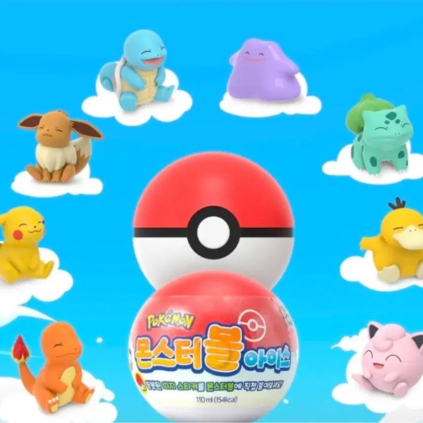 [BUNJANG] Pokemon Ice Ball Figure Set (6 Types) / [일괄판매] 포켓몬스터 아이스볼 피규어 6종