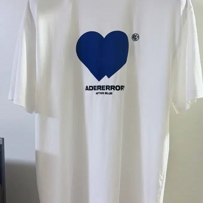 [BUNJANG] Ader Error Twin Heart Short Sleeve T-Shirt / 아더에러 트윈하트 반팔 A2