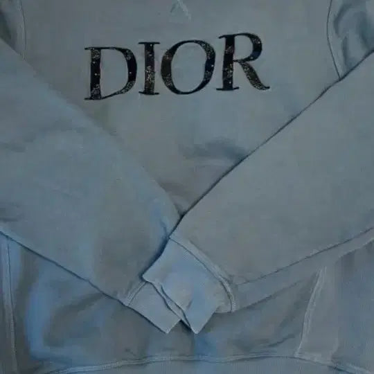 [BUNJANG] Dior Cotton Sweatshirt Light Blue / 백화점판 디올 코튼 맨투맨