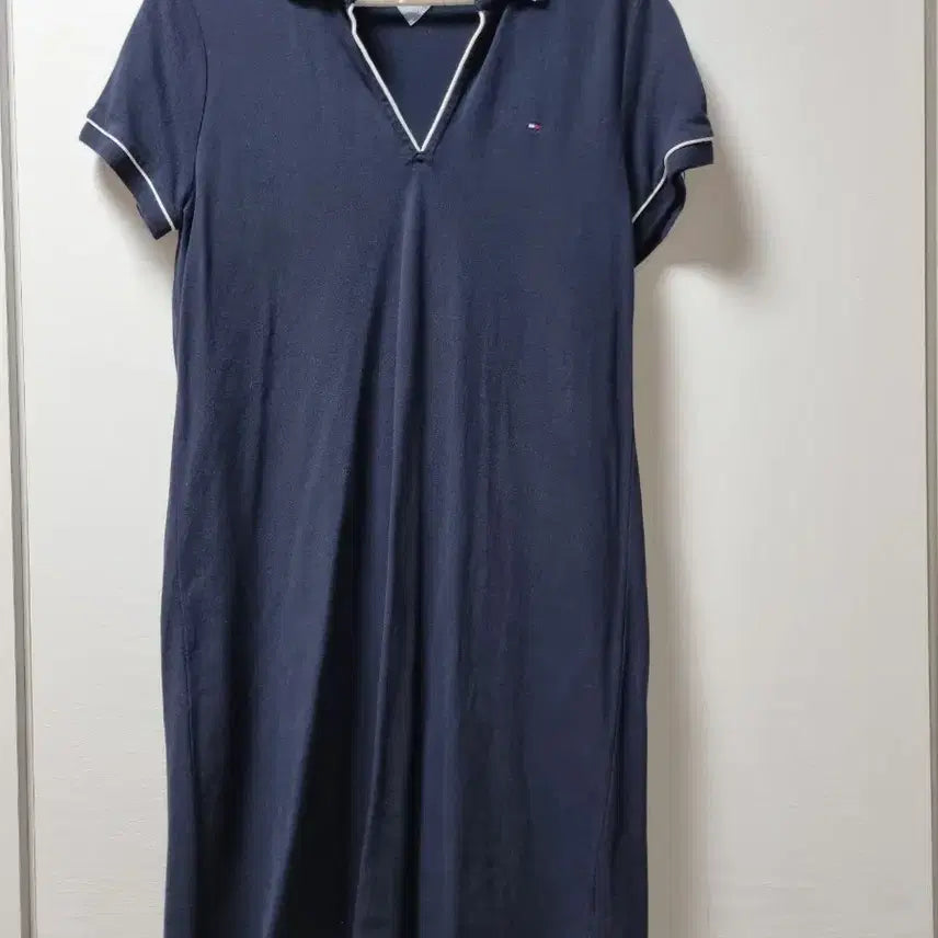[BUNJANG] Tommy Hilfiger Cotton Collar Dress M / 타미힐피거 카라 원피스 M