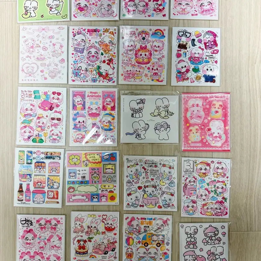 [BUNJANG] Youmja Sticker Set Bundle (20 Sets) / 포용 all 윰자 인스 20세트 일괄판매