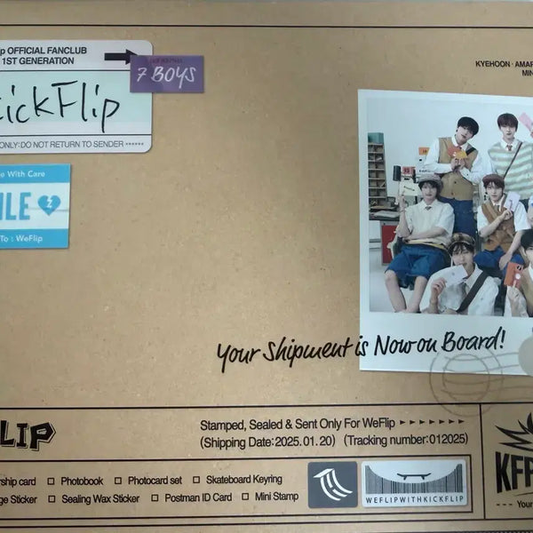 [BUNJANG] Kickflip Membership Kit Full Box (Excluding Membership Card) / 킥플립 멤버십 키드