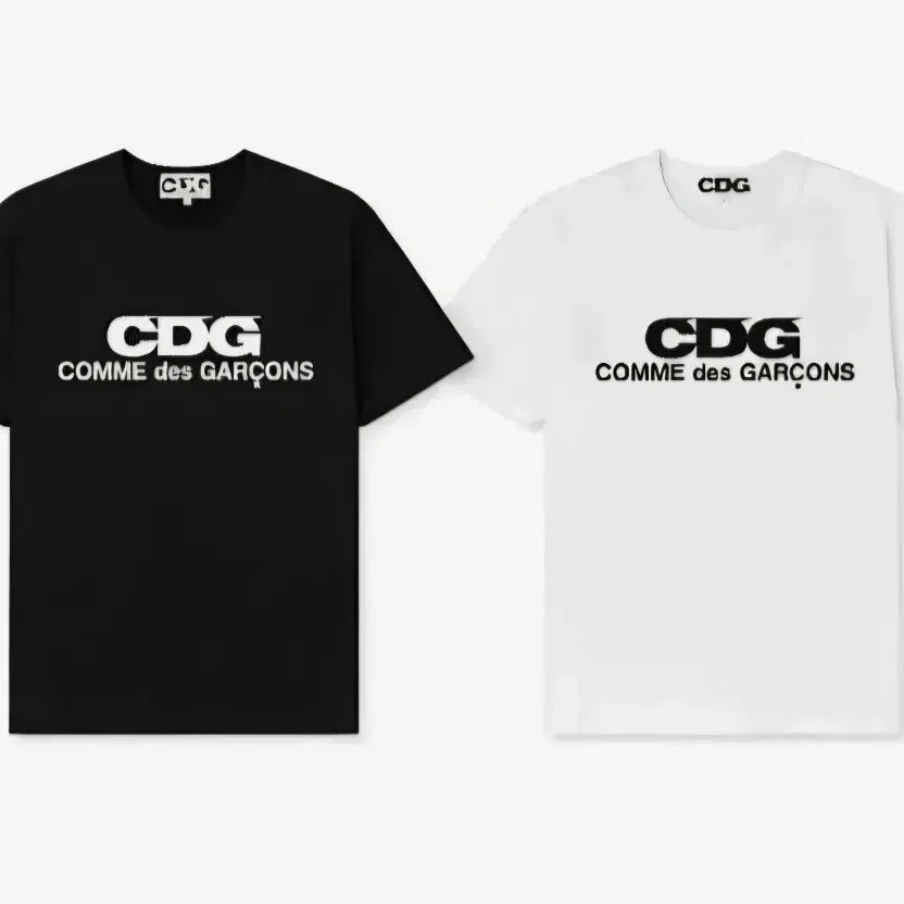 [BUNJANG] Comme des Garçons CDG Logo T-Shirt Black/White / 꼼데가르송 CDG 반팔티 블랙/화이트 M/L/XL