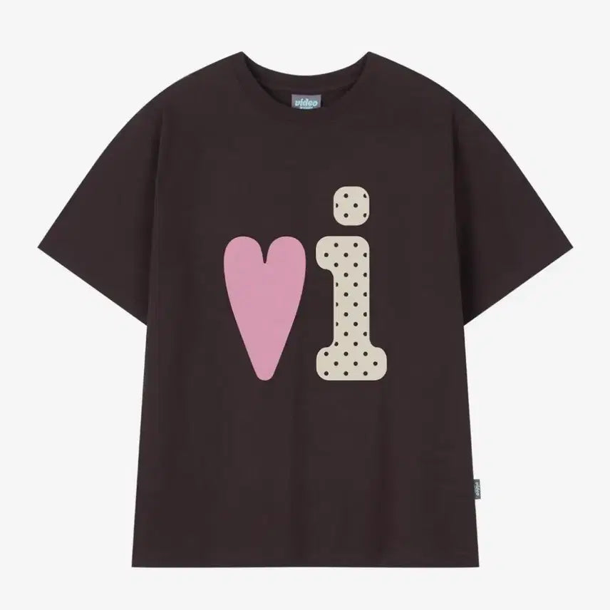 [BUNJANG] Video Jockey Vivi T-Shirt Deep Brown / 비디오자키 비비 티셔츠 딥브라운 반팔