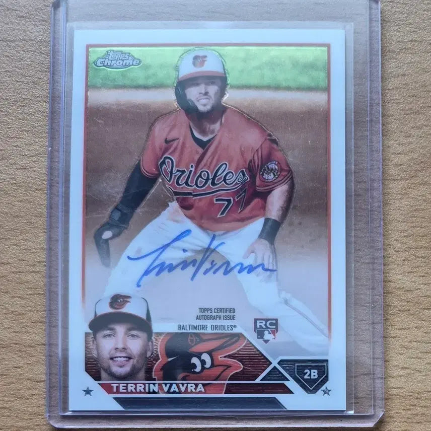[BUNJANG] 2023 Topps Chrome Baltimore Torin Barbar (Ty) Corbin Autograph Rookie Card / MLB 2023 탑스크롬 볼티모어 테린 바브라 루키 온오토카드 판매합니다.