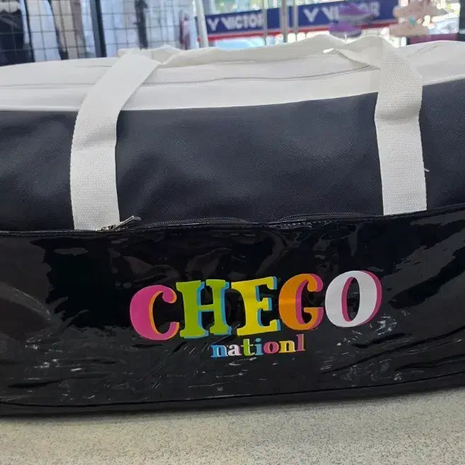 [BUNJANG] CHEGO 2-Tier Badminton Square Bag Black / 배드민턴 2단 사각 가방