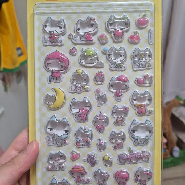 [BUNJANG] Aineko Bonbon 3D Sticker / 아이네꼬 봉봉 입체 스티커