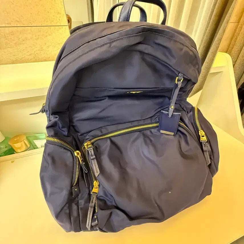 [BUNJANG] Tumi Voyageur Carson Backpack Navy Nylon / [정품]투미 네이비 나일론 백팩 TUMI Navy Backpack
