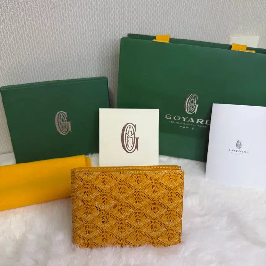 [BUNJANG] Goyard Victoire Wallet Yellow / 고야드 빅투아르 반지갑 옐로우