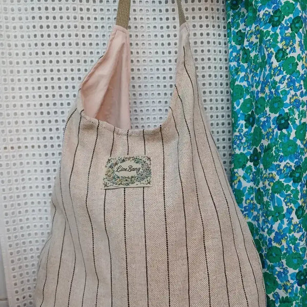 [BUNJANG] Handmade Hobo Bag / 핸드메이드 호보백
