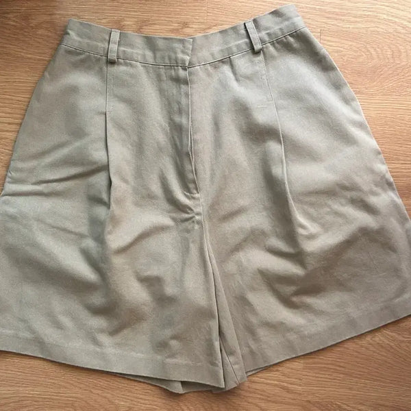 [BUNJANG] Beige Cotton Shorts - Size S / 베이지 면반바지 S사이즈
