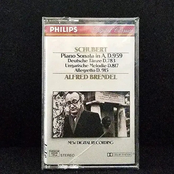 [BUNJANG] Schubert Piano Sonatas and Dances Alfred Brendel Cassette Tape [Sealed] / 슈베르트 피아노 소나타 알프레드 브렌델 카세트 테이프 [미개봉]