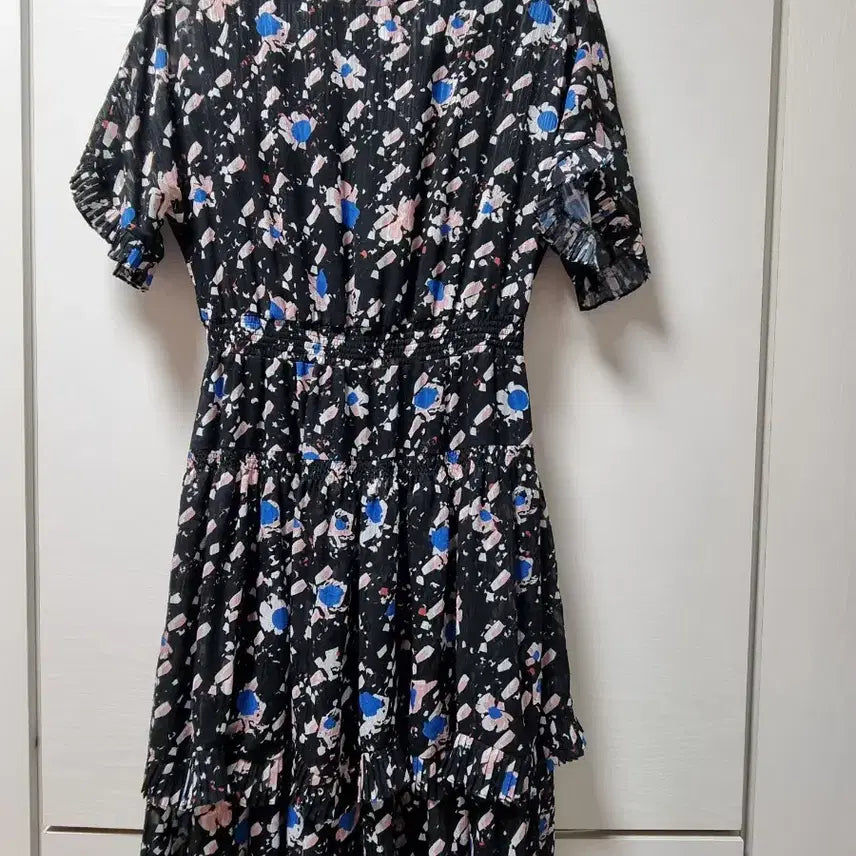 [BUNJANG] Ozsecon Chiffon Tiered Maxi Dress / 오즈세컨 쉬폰 캉캉 원피스 M