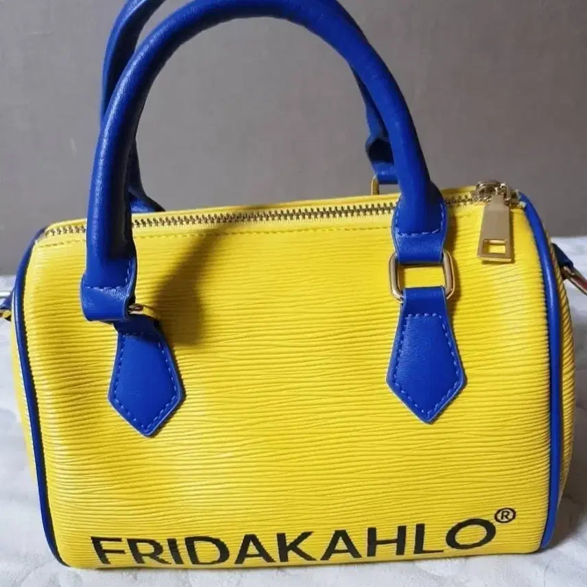 [BUNJANG] Frida Kahlo Yellow Leather Shoulder Bag / 프리다칼로 옐로우 숄더백