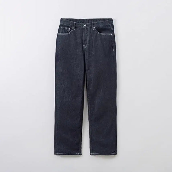 [BUNJANG] SPAO Long Loose Wide Jeans Navy 74 / 스파오 롱 루즈 와이드진 네이비74