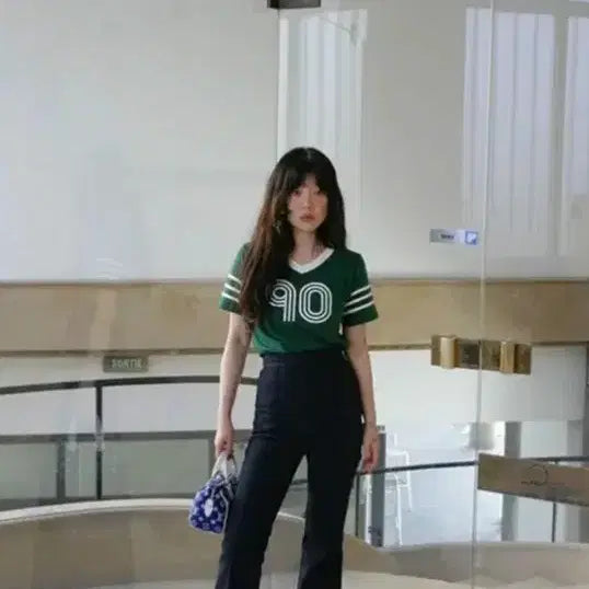 [BUNJANG] Freckle Soccer T-Shirt Green / 프레클 사커티