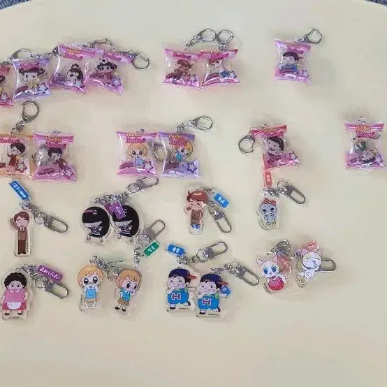 [BUNJANG] Annyeong Jadoo Bundle Set Keyring / 일괄 1.1)안녕 자두야 키링