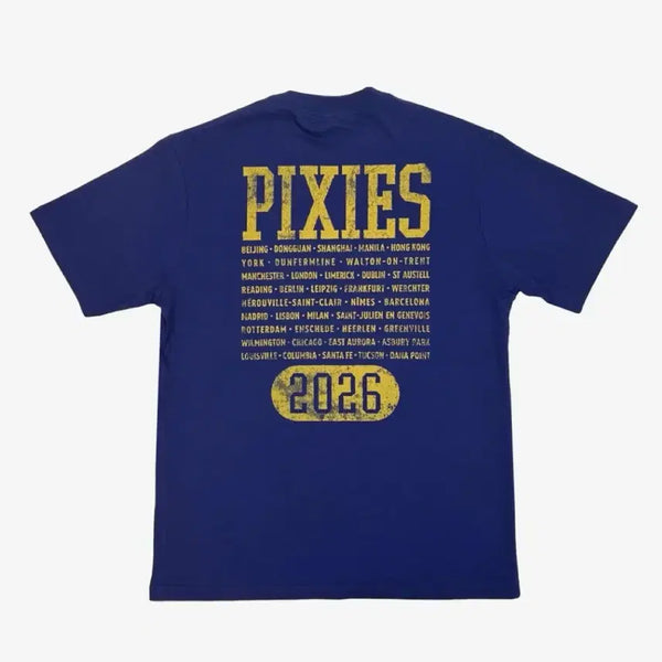 [BUNJANG] Pixies Collegiate 2026 Tour T-Shirt Navy (M) / (미개봉 새상품) 픽시즈 COLLEGIATE 2026 투어 반팔 티셔츠 네이비