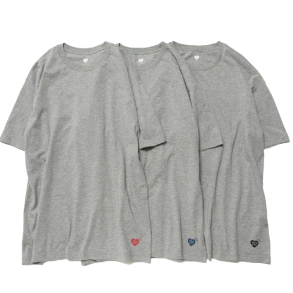 [BUNJANG] Human Made T-Shirts Gray (3 Pack) / 새상품)휴먼 메이드 티셔츠 그레이 (3팩)  Human Made T-Shirts Gray (3 Pack)