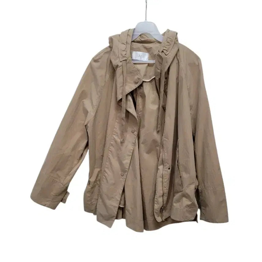 [BUNJANG] SJSJ Cotton Nylon Hooded Windbreaker / 한섬 sjsj 면나일론 바람막이 후드